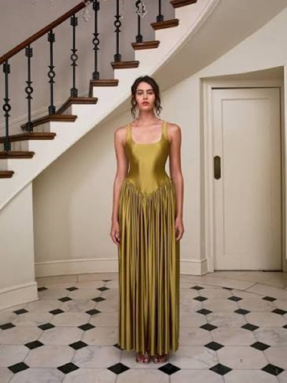 Delfi Collective Oriana Stretch Satin Gown